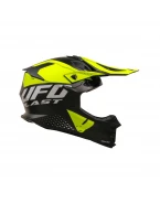 Casca cross-enduro UFO INTREPID - Negru/Galben fluor