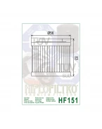 Filtru Ulei Hiflofiltro HF151