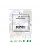 Filtru ulei Hiflofiltro HF160RC