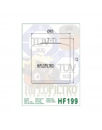 Filtru Ulei Hiflofiltro HF199