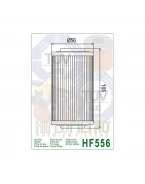 Filtru Ulei Hiflofiltro HF556