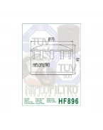 Filtru ulei Hiflofiltro HF896