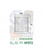 Filtru Ulei Hiflofiltro HF972