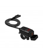 Incarcator Quick Charge USB si USB C, voltmetru, rezistent la apa | IQCVUSBC