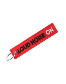 Breloc moto textil "Loud Noise On"