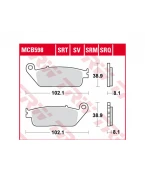 Placute de frana spate TRW MCB598SV
