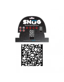 Bandana Oxford SKULLS SNUG - Negru,Alb