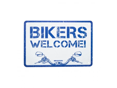 Placa metalica Oxford "Welcome"