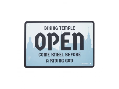 Placa metalica Oxford "Temple"