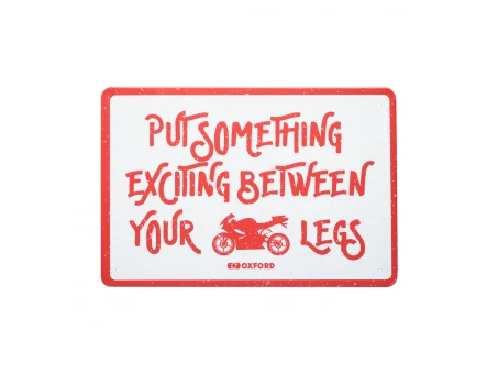 Placa metalica Oxford "Exciting"