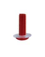 Set 8 suruburi parbriz moto Oxford Screen Screws- Rosu