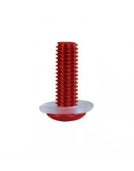 Set 8 suruburi parbriz moto Oxford Screen Screws- Rosu