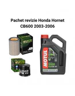 Pachet revizie Honda Hornet CB600 2003-2006 Motul 5100 Filtre HifloFiltro