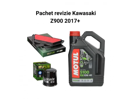 Pachet revizie Kawasaki Z900 2017+ Motul 5100 Filtre HifloFiltro | PR5Z900