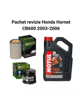 Pachet revizie Honda Hornet CB600 2003-2006 Motul 7100 Filtre HifloFiltro