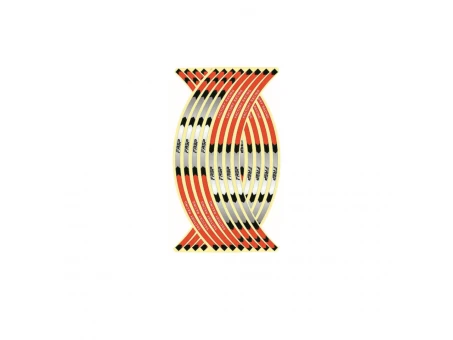 Rim stripes auto moto banda reflectorizanta pentru janta, Rosu
