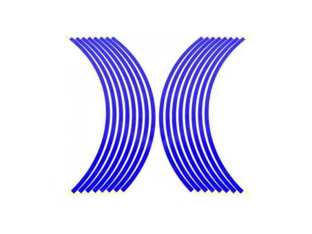 Rim stripes universale auto moto banda reflectorizanta pentru janta, Albastru