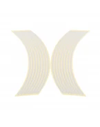 Rim stripes universale auto moto banda reflectorizanta pentru janta, argintiu