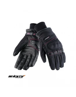 Manusi femei iarna Seventy model SD-C31 Negru,roz - WinterTex - degete tactile