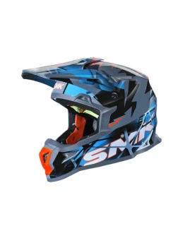 Casca cross/enduro SMK Allterra - Fulmine Albastra