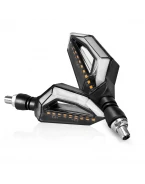 Set semnalizari moto ATV scuter dual LED daylight lumina de zi albastra