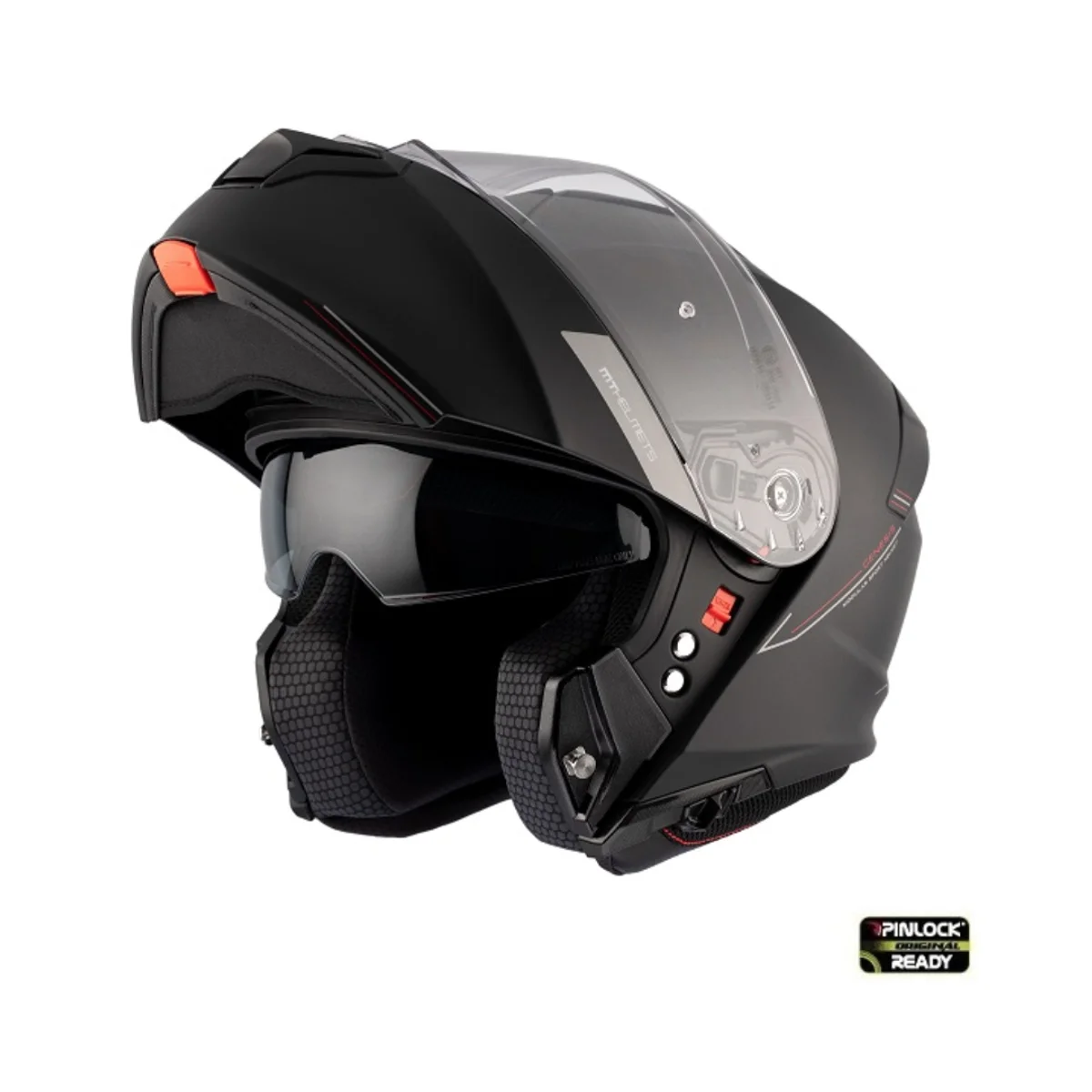 MAKUHAL TUBELESSCUE 新品 Casca flip-up MT Genesis SV A1 negru mat - omologare noua ECE