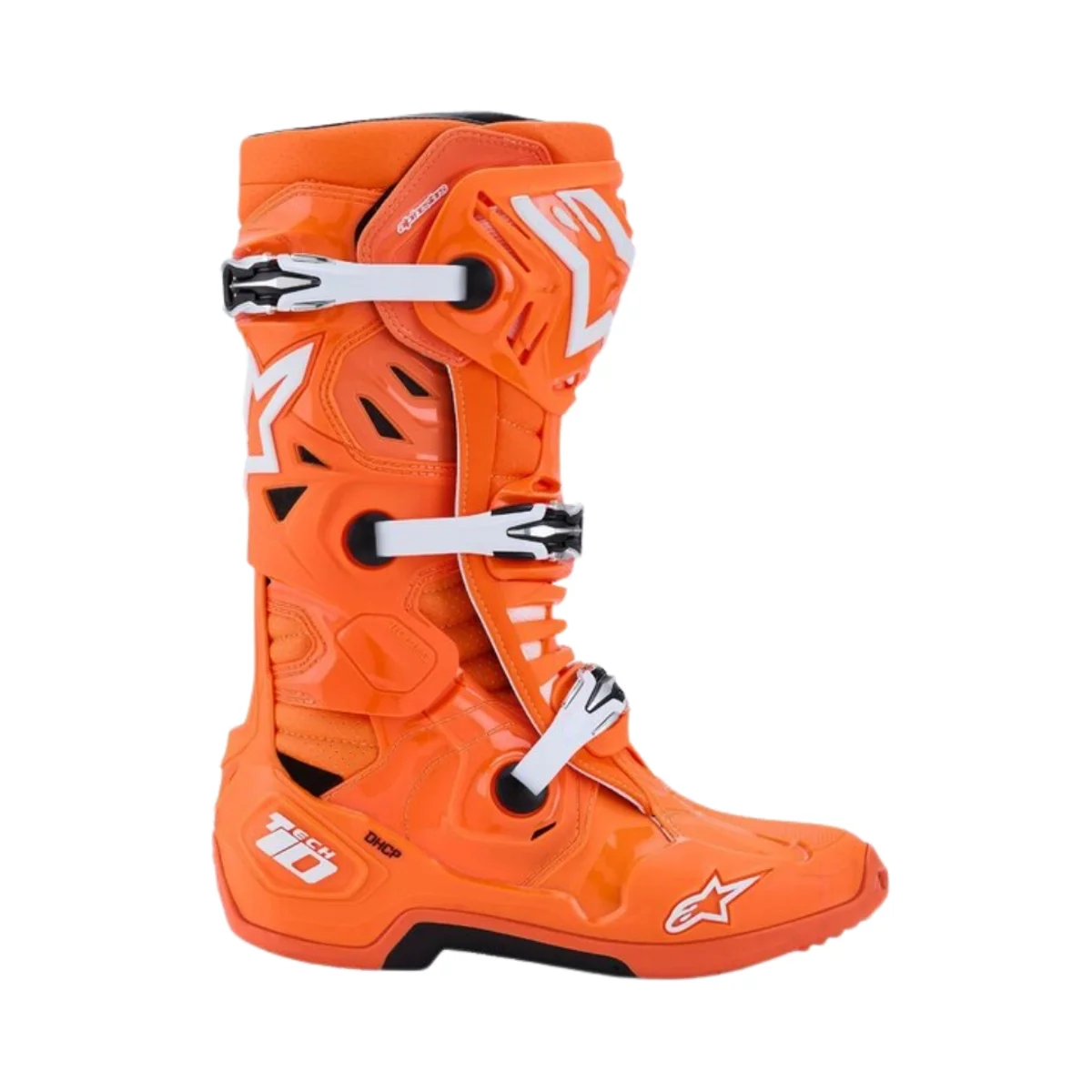 Cizme cross-enduro Alpinestars Tech 10 Supervented - Portocaliu