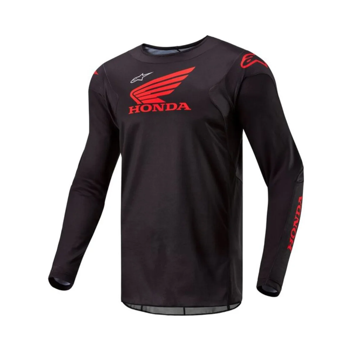 Tricou cross-enduro ALPINESTARS HONDA RACER ICONIC - Negru,Rosu