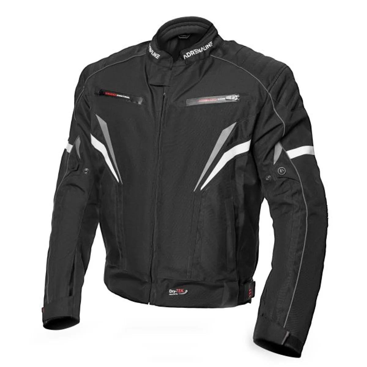 Geaca textil touring Adrenaline Sola 2.0 - Negru/Alb