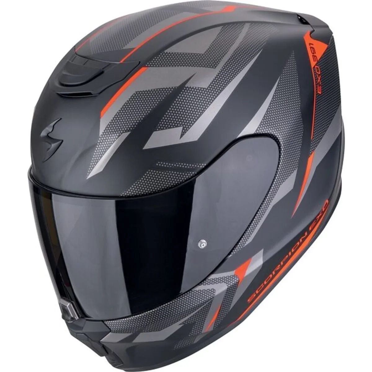Casca integrala SCORPION EXO-391 AAXO Negru mat/Rosu | MotoCorner.ro