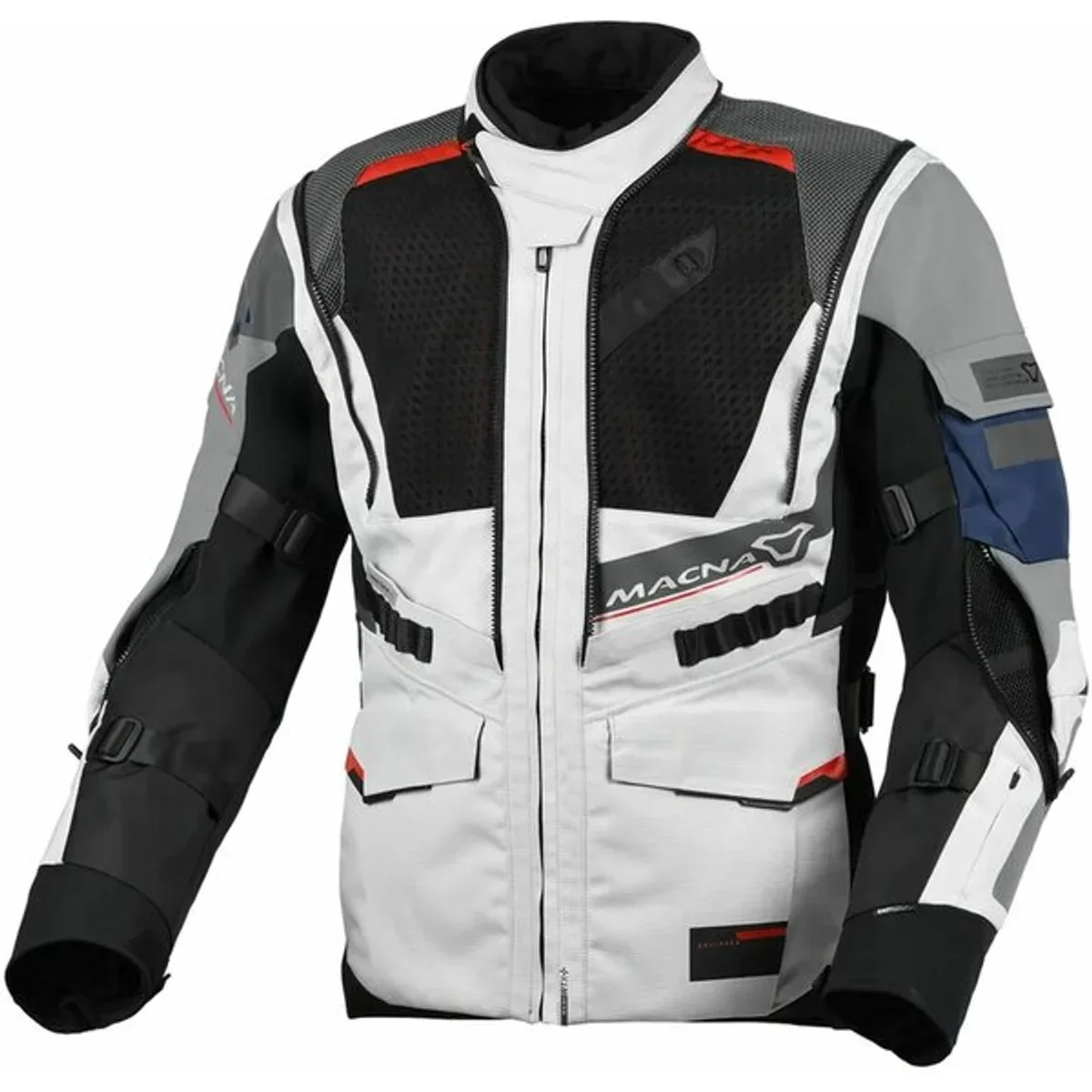Geaca textil impermeabila touring/adventure MACNA FLEXODUS Gri