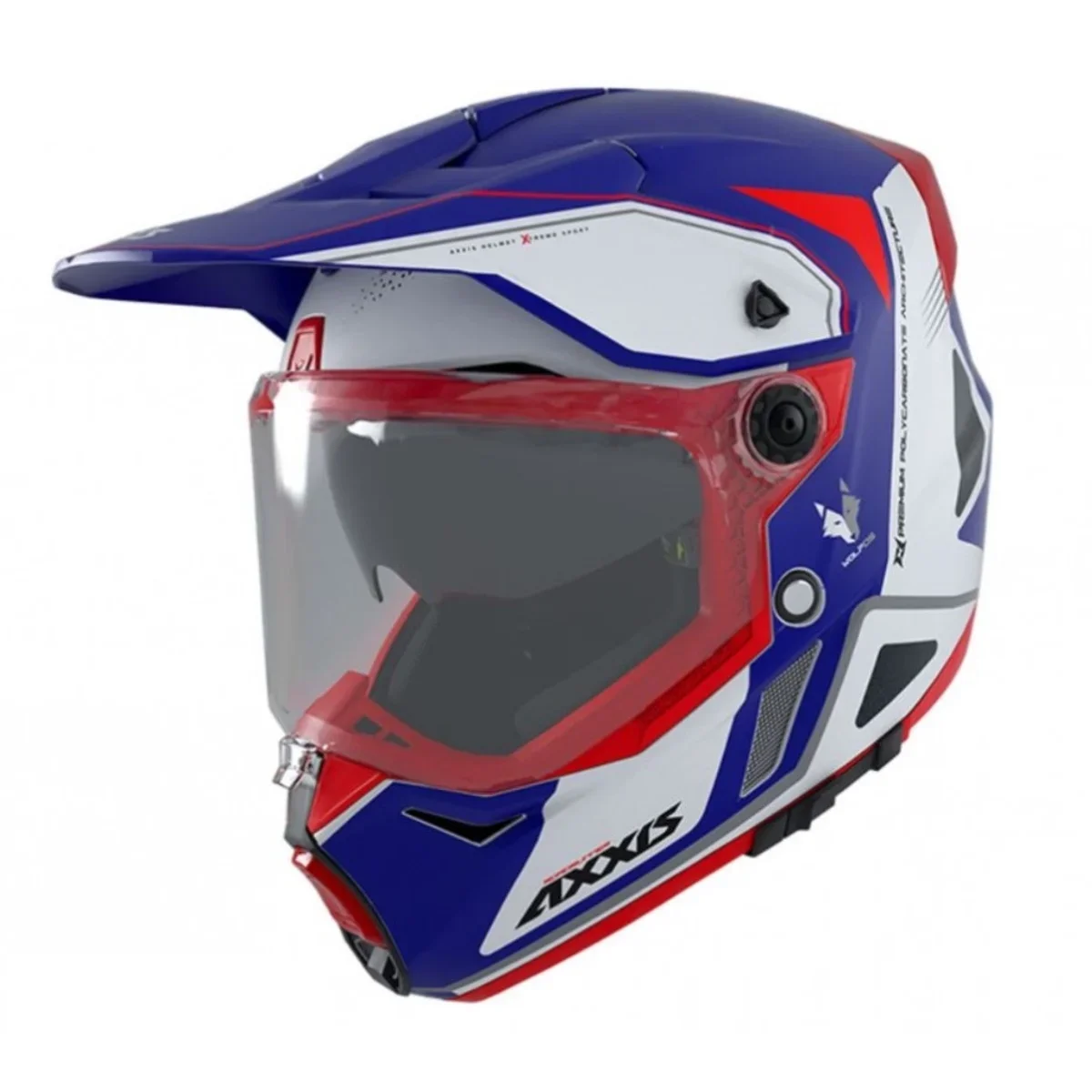 Casca adventure/touring/off road Axxis model Wolf DS Roadrunner C7