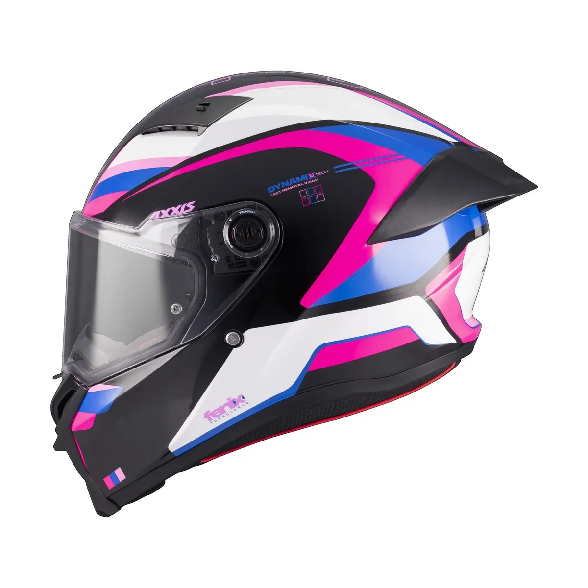 Casca integrala Axxis Fenix Turbulence B8 roz lucios | MotoCorner.ro