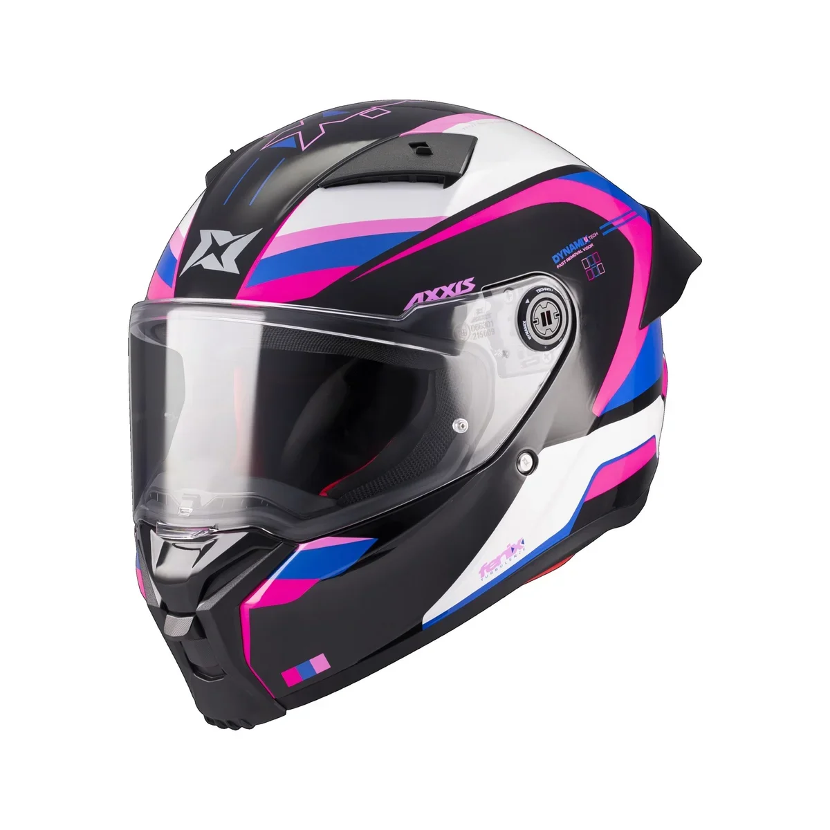Casca integrala Axxis Fenix Turbulence B8 roz lucios | MotoCorner.ro