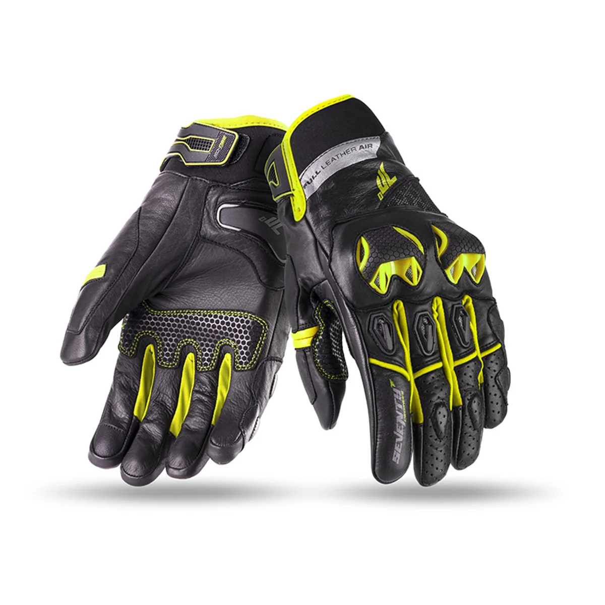 Manusi barbati Racing/Naked vara Seventy model SD-N32 Negru,galben