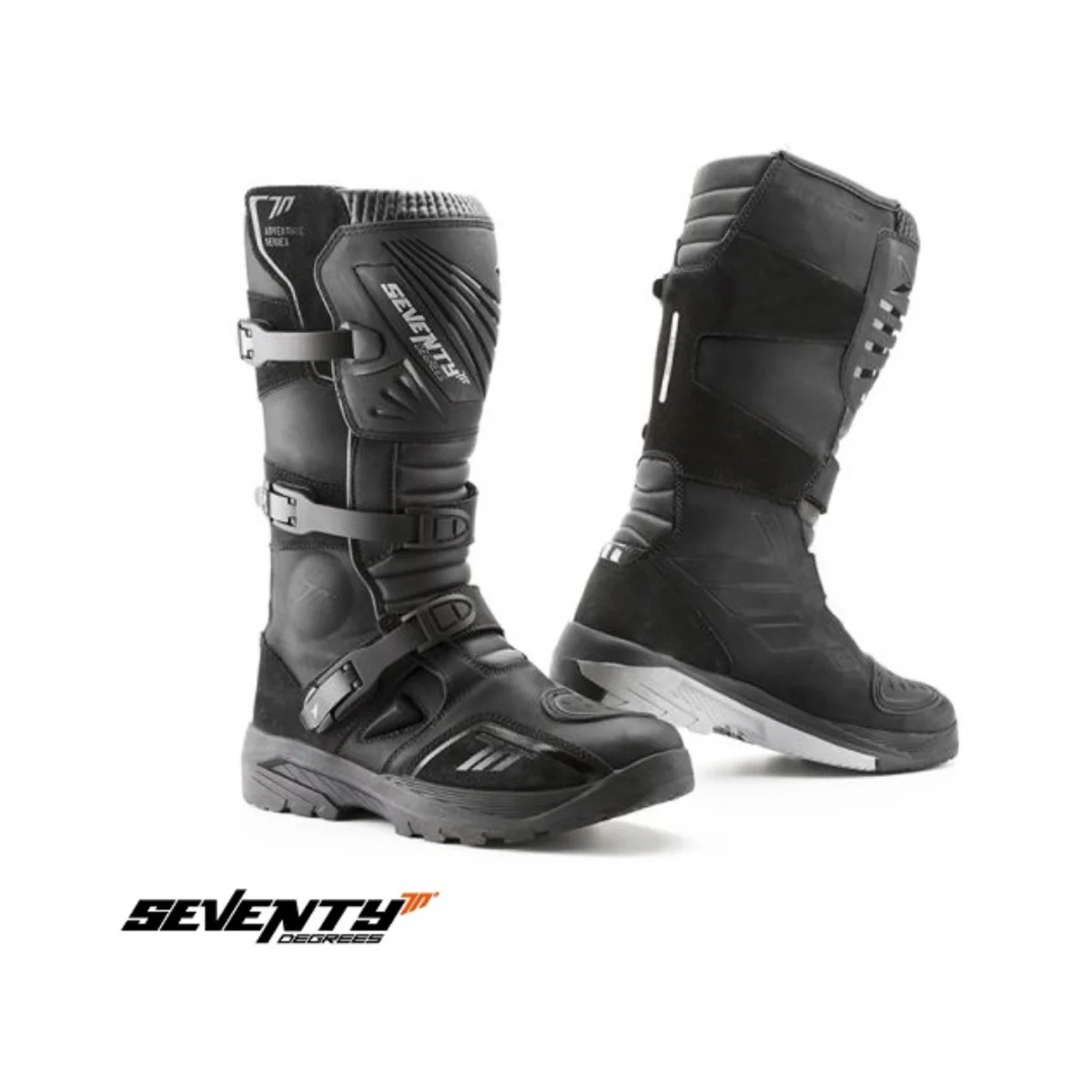 Ghete moto Adventure (Touring) Unisex Seventy model SD-BA4 - negru