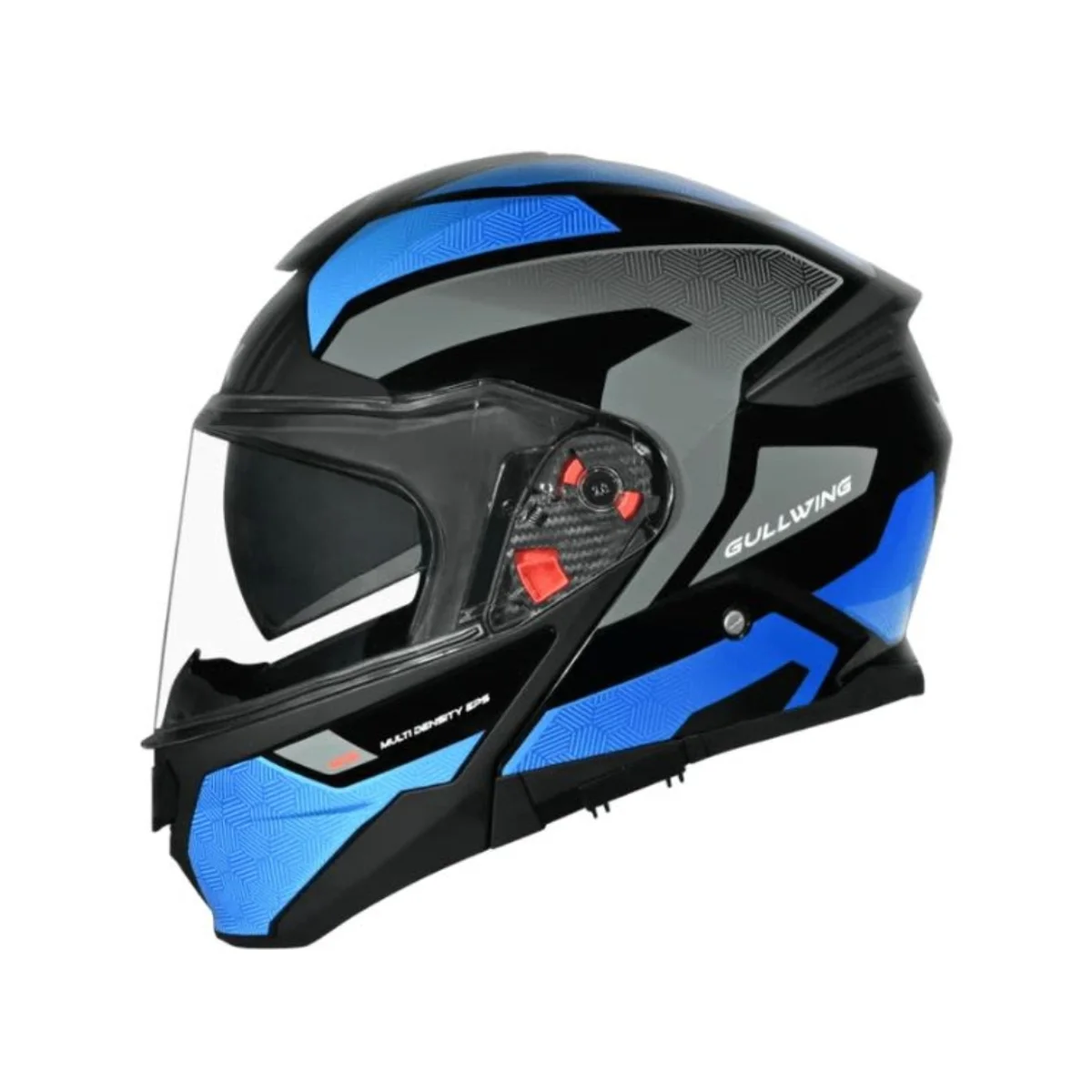 Cască flip-up SMK Gullwing Sonic - Gri/Albastru | MotoCorner.ro
