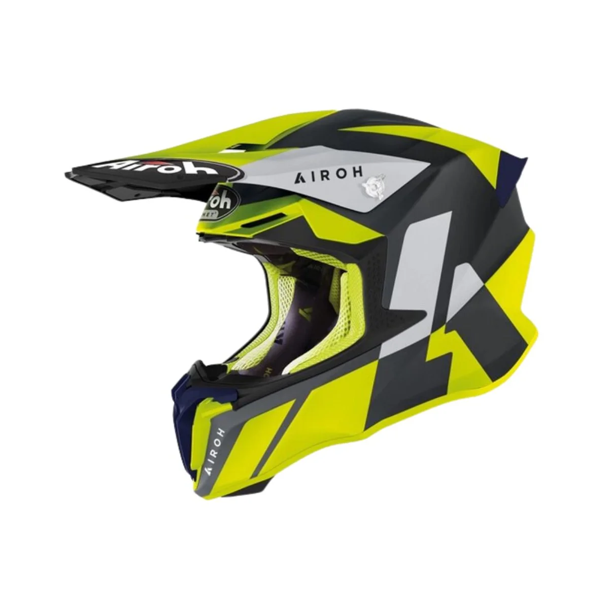 Casca cross/enduro/atv/quad AIROH TWIST 2 Lift - Negru/Galben mat ...